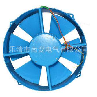 200FZY2-D220V工频轴流风机蓝色外壳交流排风机配电容排风扇