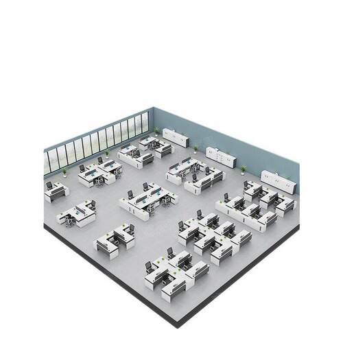 人位职员桌公桌椅组合简约现财务卓公室卡座4人6人