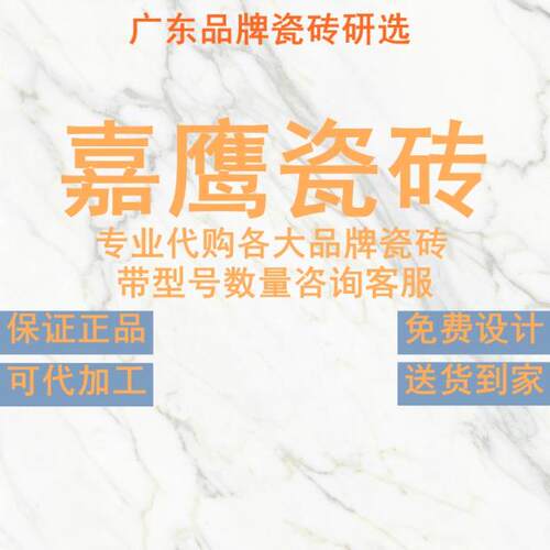 嘉鹰瓷砖通体大理石简约金丝绒