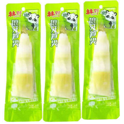 80g林野袋狼牙笋尖泡椒酸辣山椒休闲脆笋即食小包装竹笋解馋零食