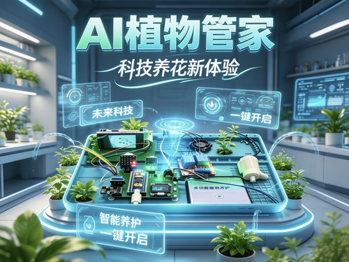 K210植物养护害虫识别STM32边缘AI视觉病虫害检测自动浇水补光