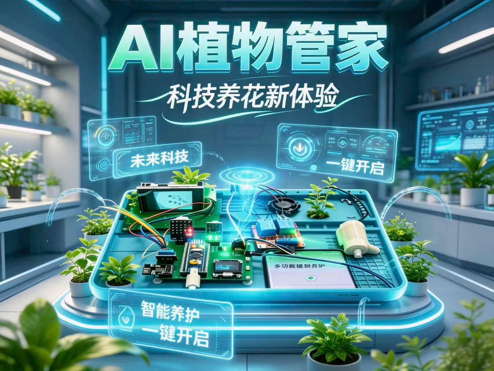 AI植物管家STM32K210目标检测视觉识别