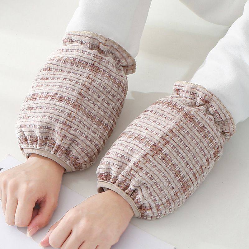 咖啡色羽绒服专用袖套女款