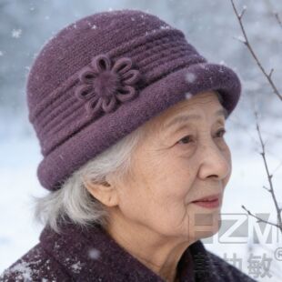 老奶奶保暖帽中老年人妈妈防寒加绒厚保暖适合妈妈戴的老太太姥姥