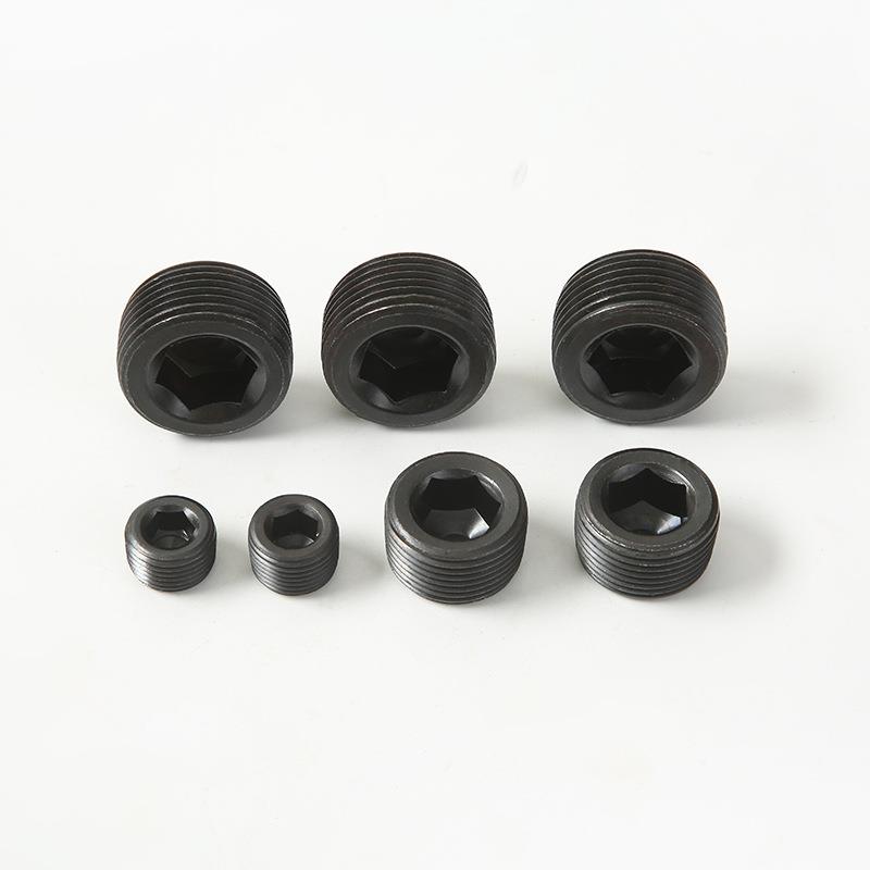 厂家碳钢非标内六角油塞加长堵头DIN906R螺塞PT1/8-5.3-12