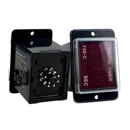 T3D-C数显计时器T4D-C两段式时间继电器999S99.9S220V