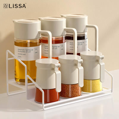 双重防潮调料罐食品级玻璃盐罐