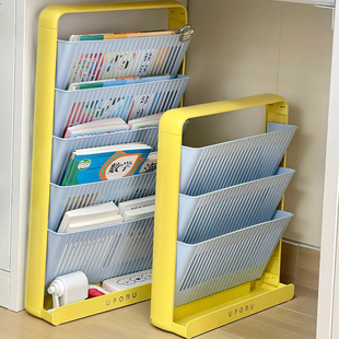 书本储物架书本置物架宿舍书桌桌下收纳架落地多层小说绘本架