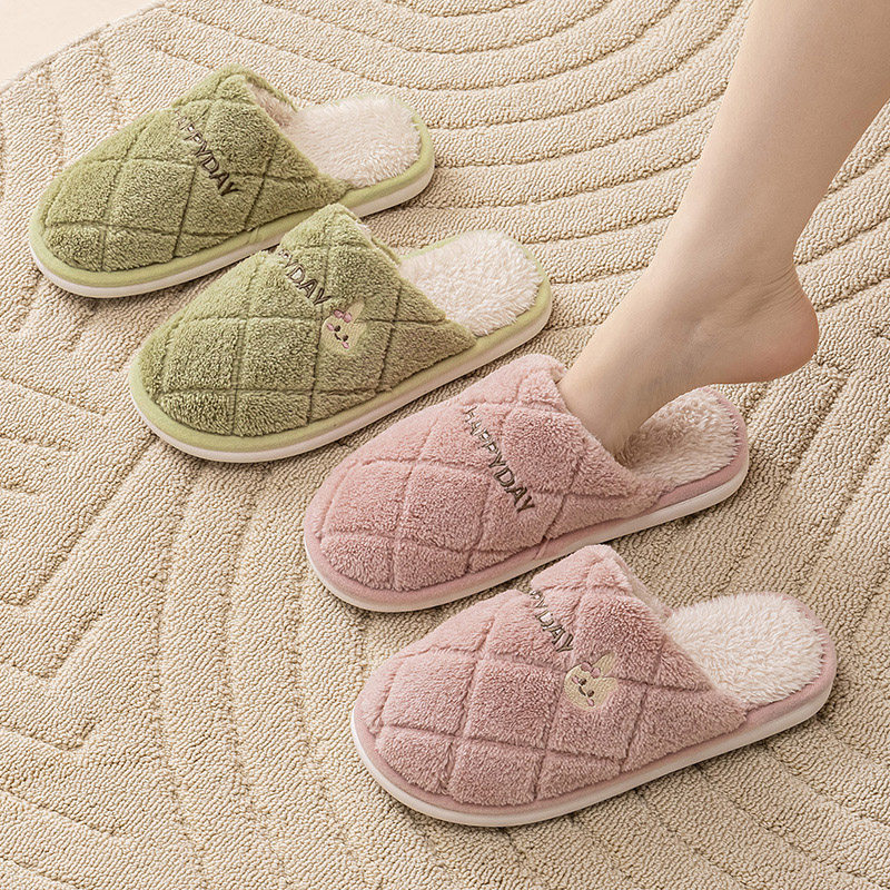 棉拖鞋女情侣款秋冬季保暖室内家居家用地板防滑厚底毛毛绒拖鞋男,居家布艺,居家棉拖/棉鞋,淘宝优惠券,粉丝福利购,淘宝优惠卷