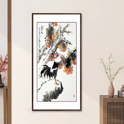 钦若玄关挂画手绘真迹