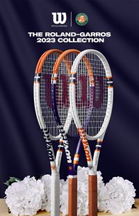Wilson威尔胜新款 2023法网联名全碳素专业拍网球拍CLASH