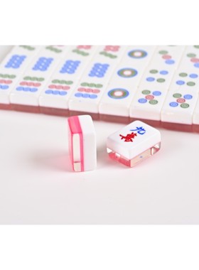 全套聚会23mm小麻将手搓家用微型麻雀便捷23MMmini袖珍手搓麻将