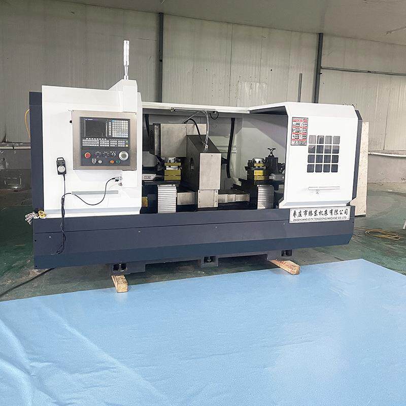 双工位数控车床SCK-70双刀架同时加工同心度高效率高