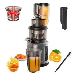 跨境外贸原汁机大口径慢速榨汁机家用电动慢榨果汁机Slowjuicer