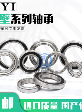 6815-6819-ZZ/P5 6816 6817 6818 2RS 2RZ进口高速轴承薄壁深沟球