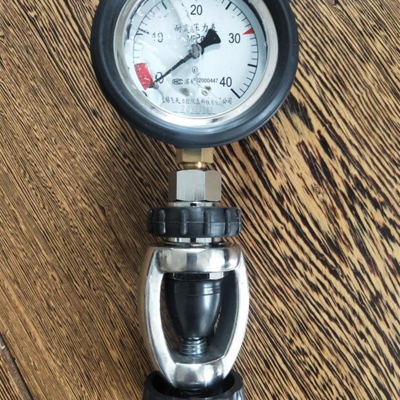 测压表 充气用压力表 单t表 潜水铝合金气瓶剩余压力 氧气罐仪表