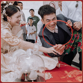 接亲堵门套婚鞋 盒游戏结婚礼整蛊新郎恶搞伴郎团创意堵门套圈道具