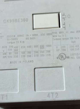 美国GE通用电气接触器CK95BE300 ，三台三个线圈电压