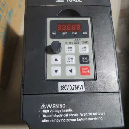 台工爱德利TG500-V0007G3变频器。380V，0