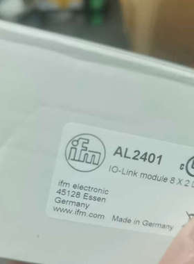 易福门AL2401 IO-Link模块，8X2 DI，德