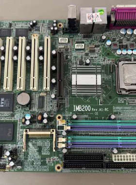 艾讯IMB200 REV:A2-RC 工控主板 2条ISA槽
