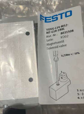 FESTO电磁阀+8031508+VUVG-L14-M52-