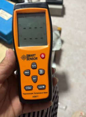 希玛AS877双通道热电偶温度计，实物拍图，成色如图，成色不