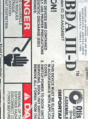 OTIS/奥的斯光幕电源盒LAMBD III-D ACA24