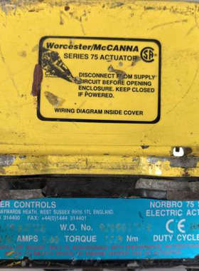 英国Worcester McCANNA Series 75执