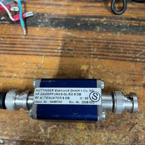 德国HÜTTINGER射频衰减器6dB。用的到直拍。发顺丰