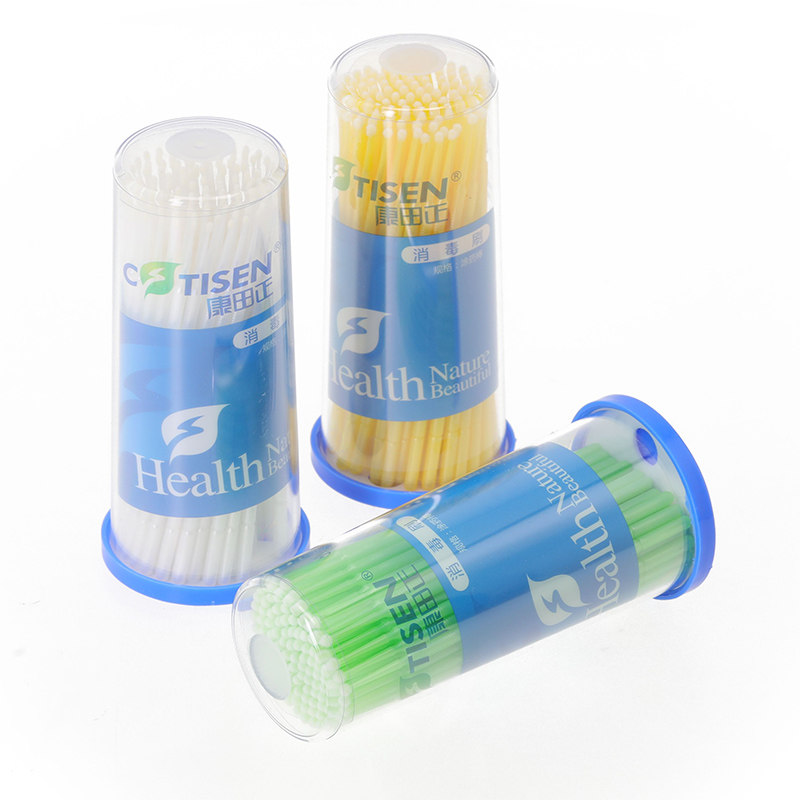 牙医仕涂药一次性毛刷100支装