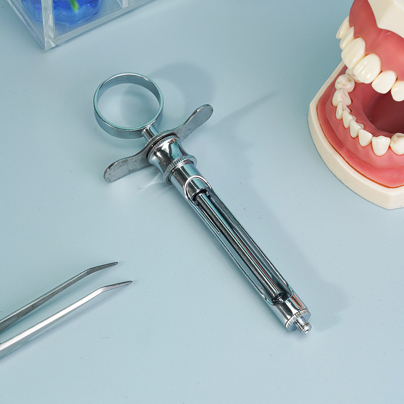 牙科碧蓝注射器不锈钢推进器碧兰麻助推器针头钩头尖头口腔器械