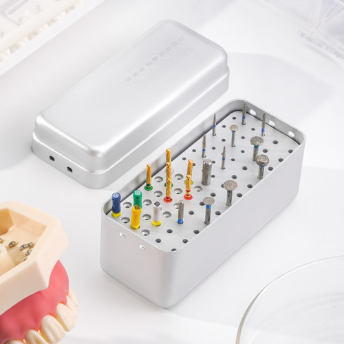 牙医仕72孔车针消毒放置根管锉