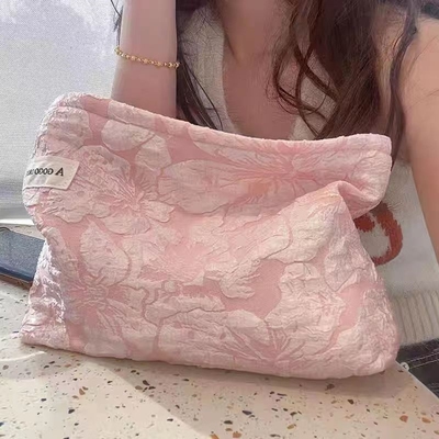 化妆包公主风收纳小包放包里的小包高颜值学生内袋高级感化妆包