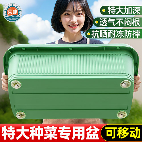 阳台种菜盆特大长方形花箱