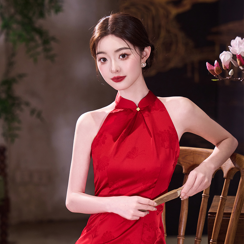 新娘结婚晨袍新中式敬酒服