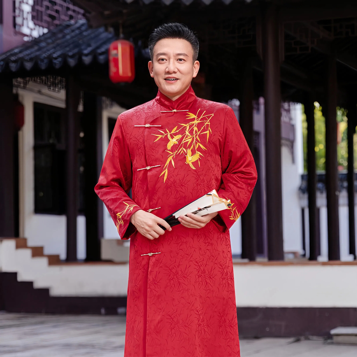 新中式唐装爷爷过大寿2025新款