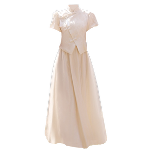 新中式伴娘服女姐妹团绝美礼服女2025新款冬装小个子长袖平时可穿