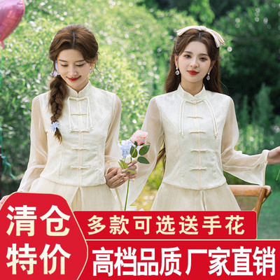 平时可穿香槟色姐妹团伴娘裙小众