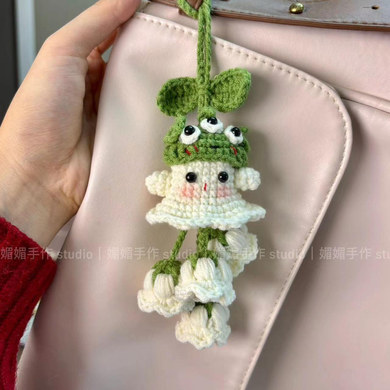 搞怪毛线小幽灵DIY编织材料包