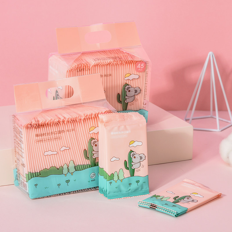 生活无忧婴儿湿巾小包便携式手口专用湿纸巾皮肤屁随身独立装宝宝