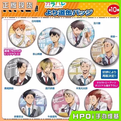 【Hpoi现货】TTA 排球少年 下校 吧唧徽章 再贩 日向翔阳 周边