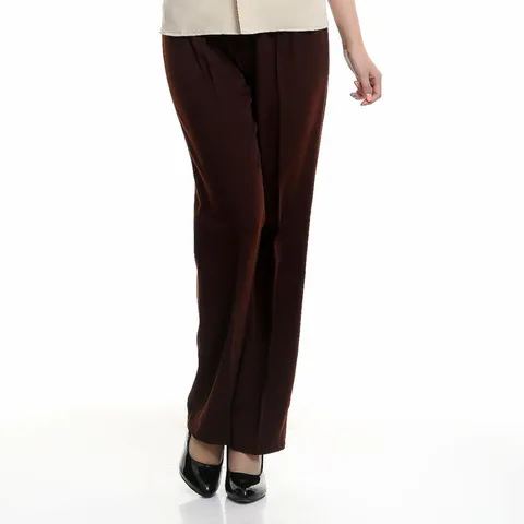 工装咖啡色正装保洁服务长裤PA工装物业制服后勤客房工作裤女裤