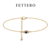 FETTERO原创恶魔之眼脚链女2026年新款 潮腿链高级感小众性感足链