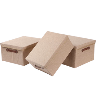 家用布艺收纳宿舍收纳储物神器袜子内衣收纳箱衣物桌面整理收纳盒