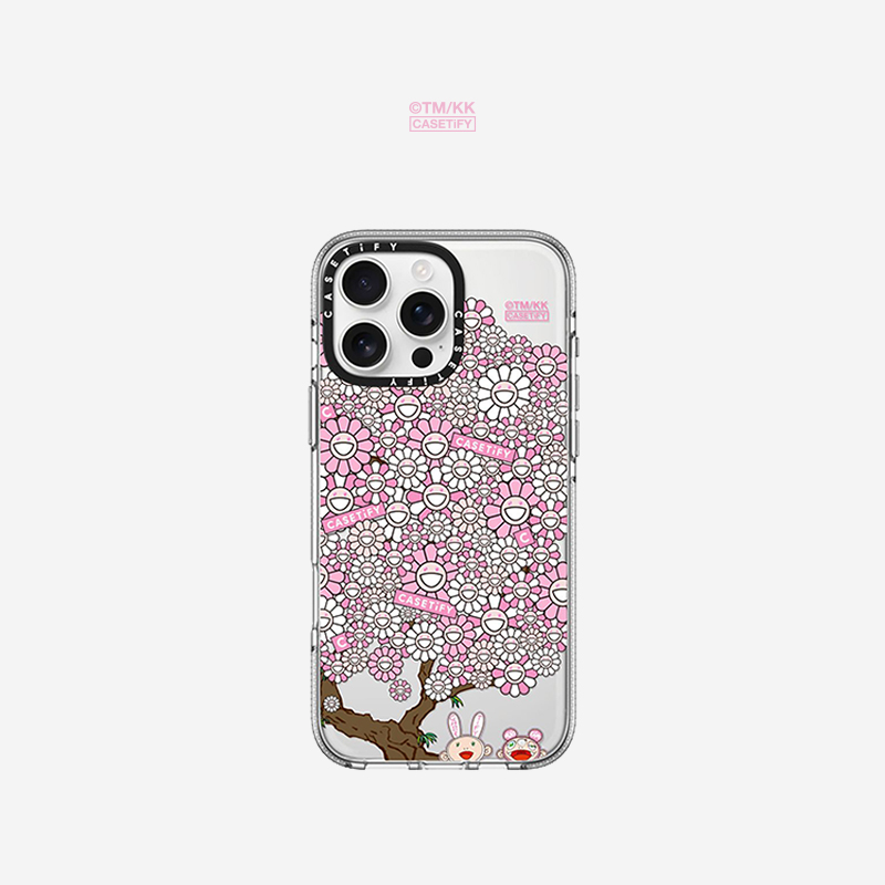 村上隆 x CASETiFY 联名 KAIKAI AND KIKI HANAMI 适用于iPhone16ProMax/16Pro/15ProMax/15Pro手机壳