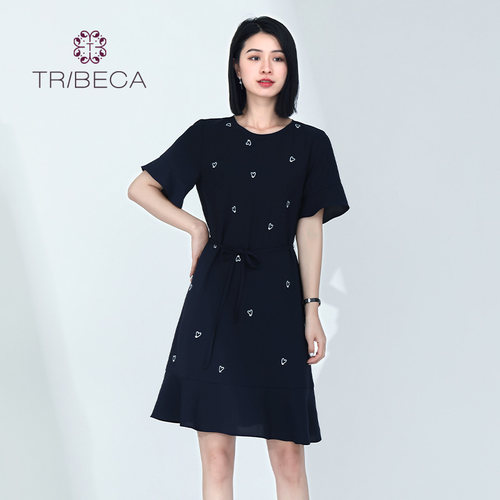 TRIBECA翠贝卡短袖连衣裙
