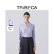 TRIBECA翠贝卡春新款 女 衬衫 商场同款 面试职业通勤设计感翻领长袖
