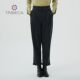 高腰卷边女长裤 直筒哈伦裤 裤 TRIBECA翠贝卡秋冬新款 通勤休闲裤