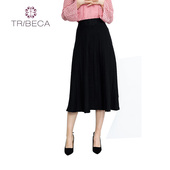 TRIBECA翠贝卡商场同款 冬季 百搭条纹高腰半身裙